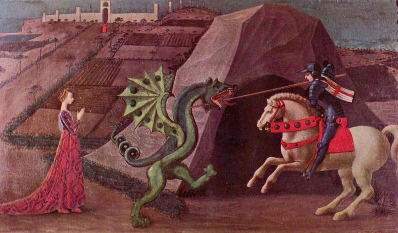 The Princess and the Dragon,, paolo uccello